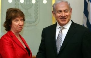 Catherine Ashton  e Bibi Netanyau