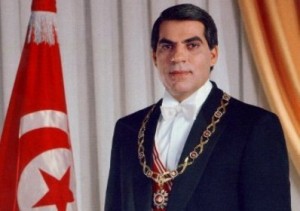 Il deposto Presidente tunisino Ben Ali