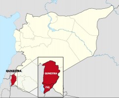 La mappa di Quneitra
