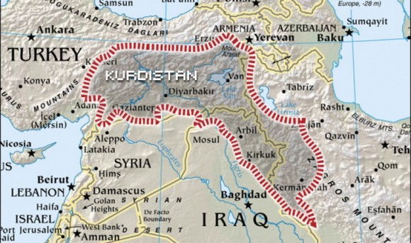 Il Kurdistan iracheno (Fonte: Arab Press)