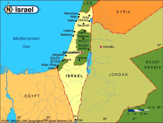 mappa_israele-palestina