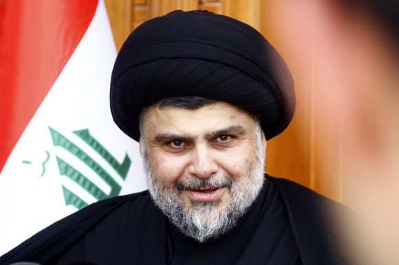 Moqtada al Sadr (PHOTO/HAIDAR HAMDANI)