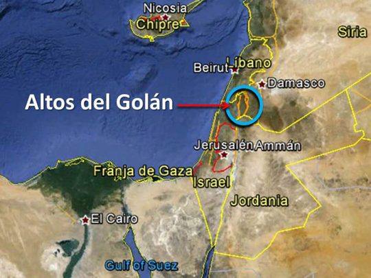 Le alture del Golan