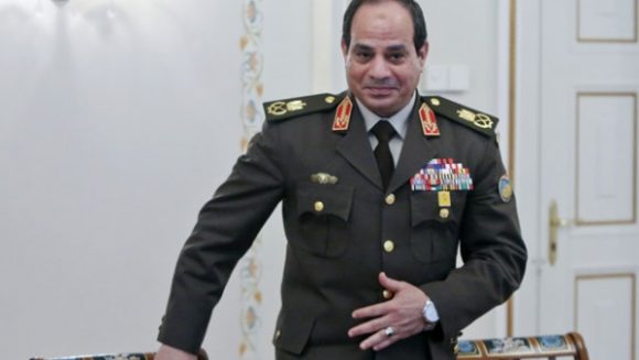 Il Presidente dell'Egitto, Fatah el Sisi